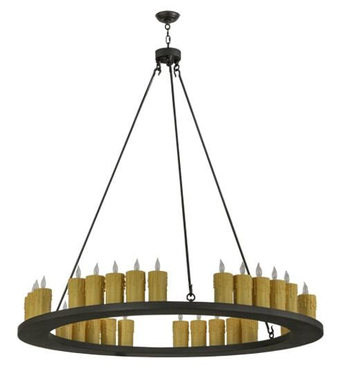 2nd Avenue - 50558-1 - 30 Light Chandelier - Deina - Wrought Iron