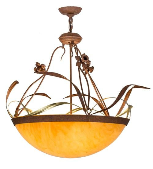 2nd Avenue - 1-0038063126-8-86 - Four Light Pendant - Daffodil - Rust