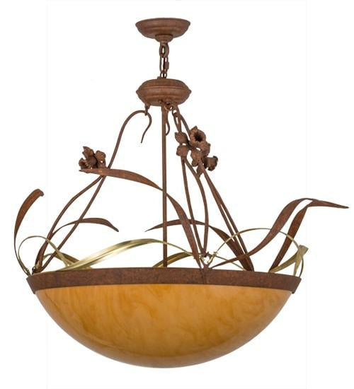 2nd Avenue - 1-0038063126-8-86 - Four Light Pendant - Daffodil - Rust