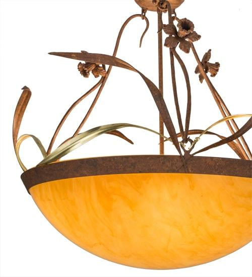 2nd Avenue - 1-0038063126-8-86 - Four Light Pendant - Daffodil - Rust