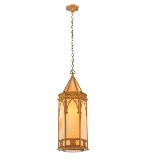 2nd Avenue - 831-9 - Four Light Pendant - Church - Sahara Gold