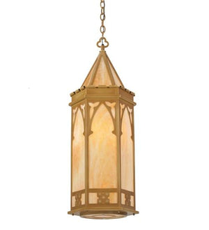 2nd Avenue - 831-9 - Four Light Pendant - Church - Sahara Gold