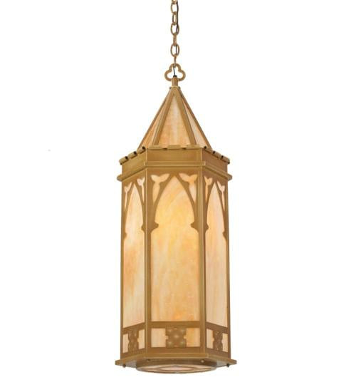 2nd Avenue - 831-9 - Four Light Pendant - Church - Sahara Gold