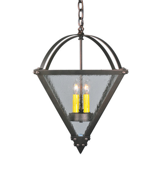 2nd Avenue - 864-17 - Four Light Pendant - Pyramid - Mahogany Bronze