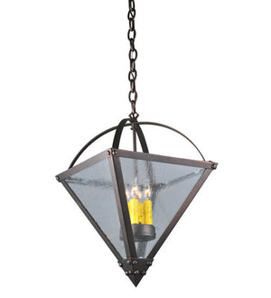 2nd Avenue - 864-17 - Four Light Pendant - Pyramid - Mahogany Bronze