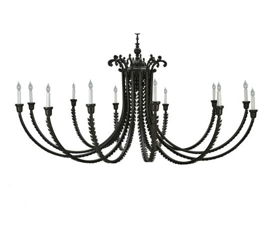 2nd Avenue - 7776-3 - 12 Light Chandelier - Oak Bough - Timeless Bronze