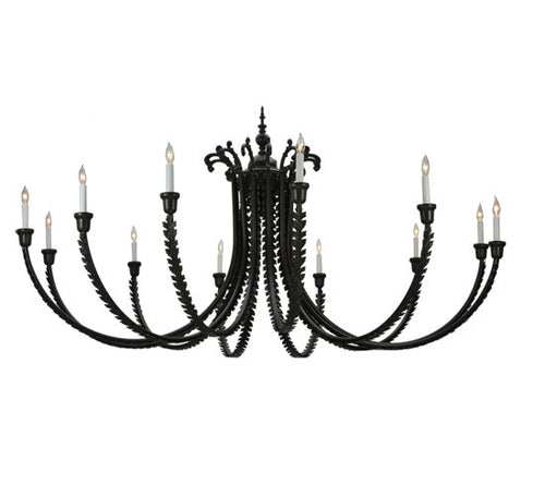 2nd Avenue - 7776-3 - 12 Light Chandelier - Oak Bough - Timeless Bronze