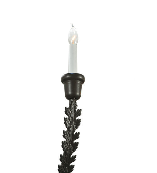 2nd Avenue - 7776-3 - 12 Light Chandelier - Oak Bough - Timeless Bronze