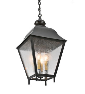 2nd Avenue - 13369-20 - Four Light Pendant - Boston - Wrought Iron