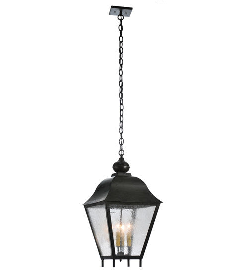 2nd Avenue - 13369-20 - Four Light Pendant - Boston - Wrought Iron