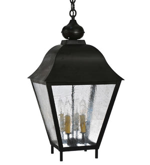 2nd Avenue - 13369-20 - Four Light Pendant - Boston - Wrought Iron