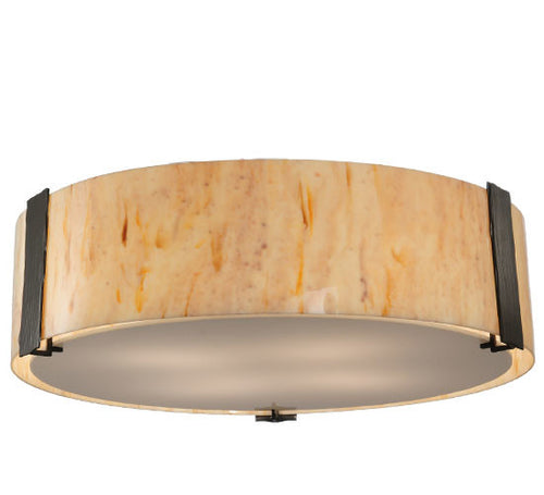 2nd Avenue - 1-0038111315-47 - Four Light Flush Mount - Cilindro - Timeless Bronze