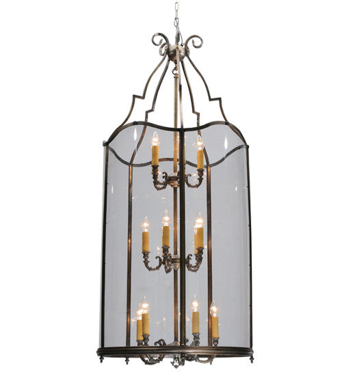 2nd Avenue - 30880-4 - 15 Light Pendant - Sanctuary - Antique Brass