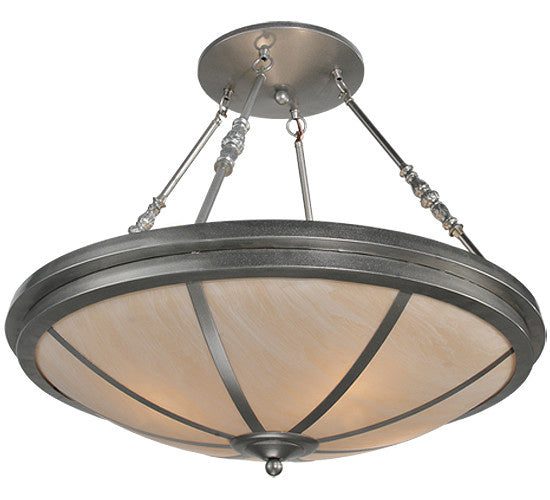 2nd Avenue - 60461-2 - Four Light Semi Flush Mount - Commerce - Nickel