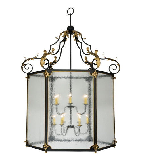 2nd Avenue - 214159-2 - 12 Light Pendant - Ganser - Black / Gold