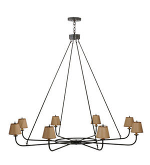 2nd Avenue - 200401-3 - Eight Light Chandelier - Brach Ring - Timeless Bronze