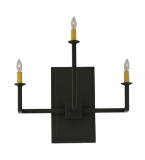 2nd Avenue - 200401-4 - Three Light Wall Sconce - Brach Ring - Timeless Bronze