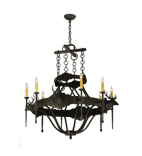 2nd Avenue - 48259-85 - Eight Light Chandelier - Stag - Timeless Bronze