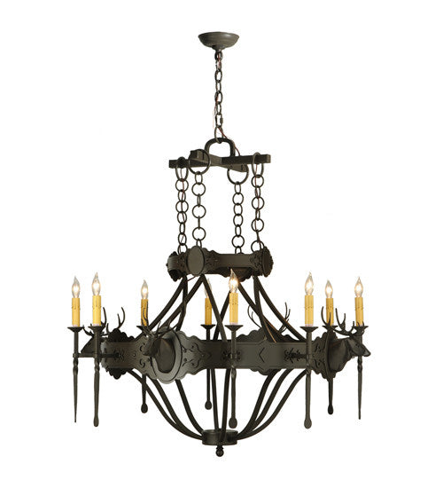 2nd Avenue - 48259-85 - Eight Light Chandelier - Stag - Timeless Bronze