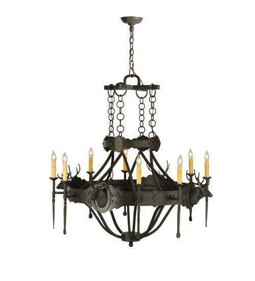 2nd Avenue - 48259-85 - Eight Light Chandelier - Stag - Timeless Bronze