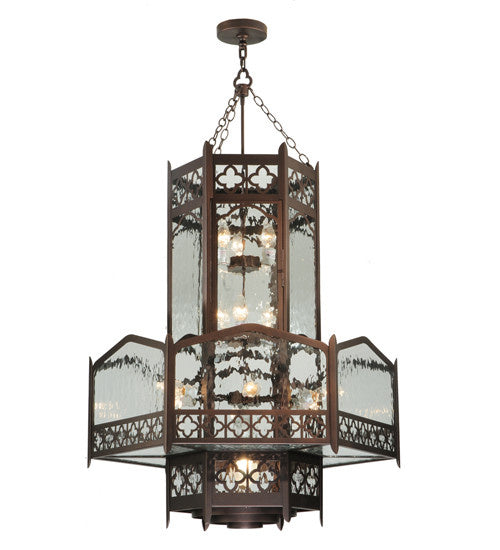 2nd Avenue - 14207-13 - 12 Light Pendant - Church - Mahogany Bronze