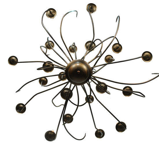 2nd Avenue - 61302-1 - 22 Light Chandelier - Sycamore - Antique Copper