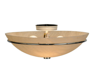 2nd Avenue - 61068-1 - Three Light Semi Flush Mount - Messina - Extreme Chrome