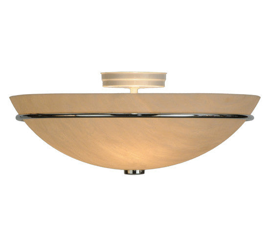 2nd Avenue - 61068-1 - Three Light Semi Flush Mount - Messina - Extreme Chrome