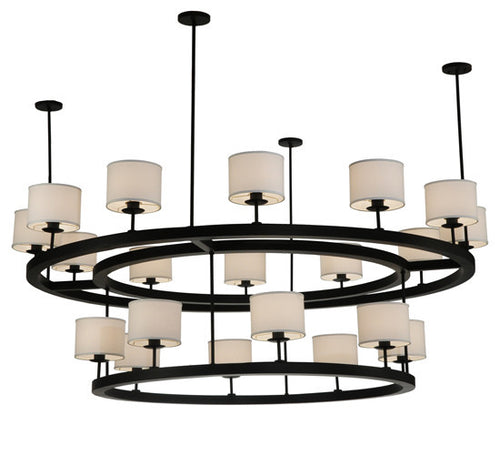 2nd Avenue - 212632-2 - 20 Light Semi Flush Mount - Chestnut Hill - Matte Black