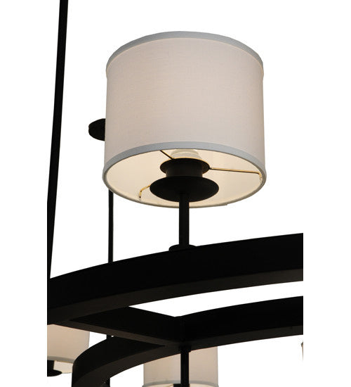 2nd Avenue - 212632-2 - 20 Light Semi Flush Mount - Chestnut Hill - Matte Black