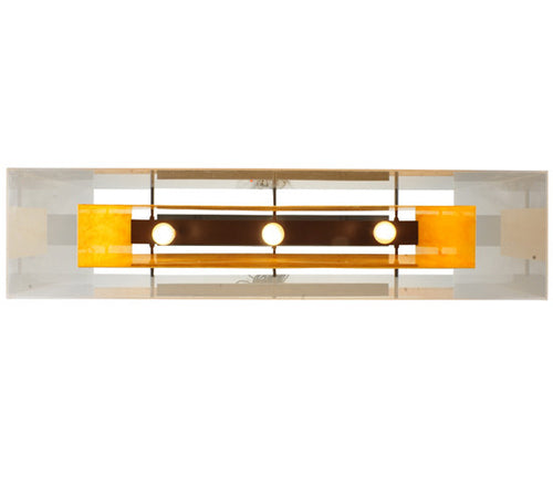 2nd Avenue - 5633-18.MED - Three Light Pendant - Quadrato - Timeless Bronze