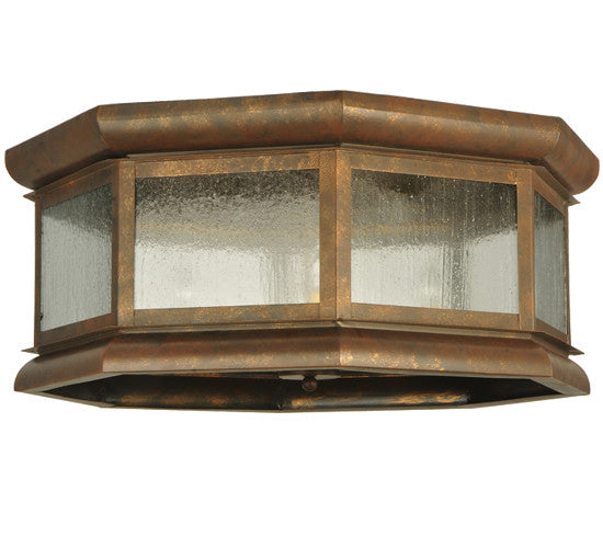 2nd Avenue - 201757-1 - Four Light Flush Mount - Manchester - Antique Rust