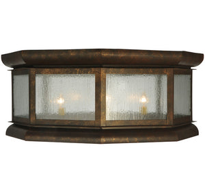 2nd Avenue - 201757-1 - Four Light Flush Mount - Manchester - Antique Rust