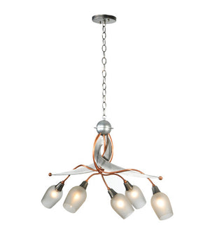 2nd Avenue - 200270-2.MOD - Five Light Chandelier - Ballerina - Copper And Steel Clear Coated