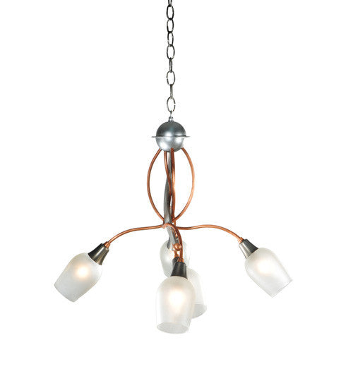 2nd Avenue - 200270-2.MOD - Five Light Chandelier - Ballerina - Copper And Steel Clear Coated