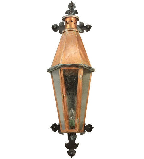 2nd Avenue - 48259-190 - One Light Wall Sconce - Millesime - Raw Copper W/Verdi Brass