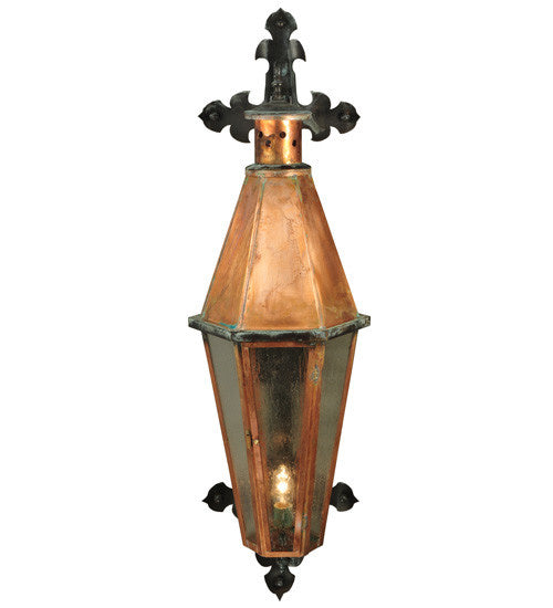 2nd Avenue - 48259-190 - One Light Wall Sconce - Millesime - Raw Copper W/Verdi Brass