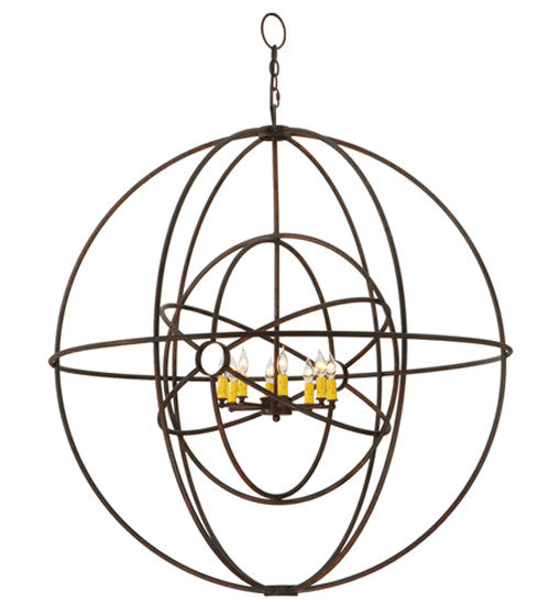 2nd Avenue - 48259-211 - Eight Light Chandelier - Atom Enerjisi - Rusty Nail