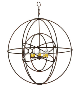 2nd Avenue - 48259-211 - Eight Light Chandelier - Atom Enerjisi - Rusty Nail