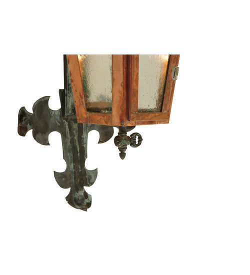 2nd Avenue - 48259-201.PHOTOCELL - One Light Wall Sconce - Millesime - Raw Copper And Verdigris