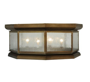 2nd Avenue - 61532-1 - Four Light Flush Mount - Manchester - Brass