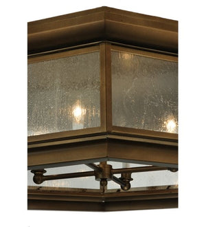 2nd Avenue - 61532-1 - Four Light Flush Mount - Manchester - Brass