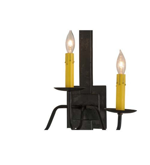 2nd Avenue - 61703-3 - Three Light Wall Sconce - Primitive - Costello Black