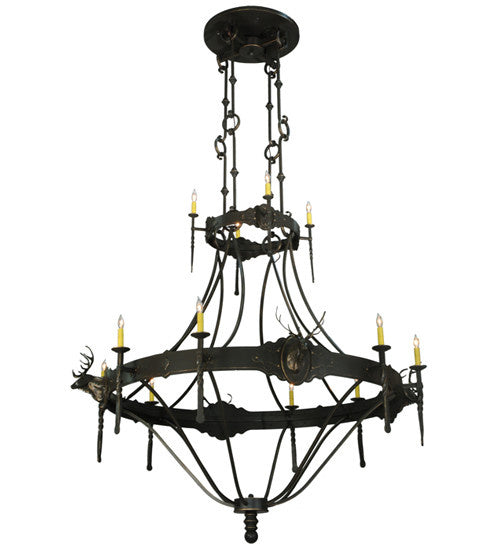 2nd Avenue - 48259-231 - 12 Light Chandelier - Stag - Timeless Bronze