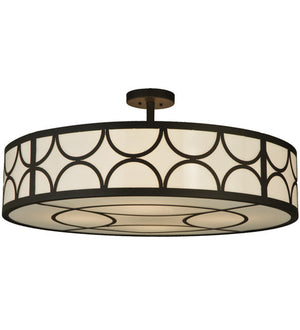 2nd Avenue - 59735-145 - Four Light Semi Flush Mount - Revival - Oil Rubbed Bronze