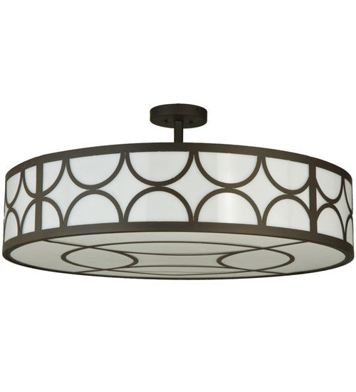 2nd Avenue - 59735-145 - Four Light Semi Flush Mount - Revival - Oil Rubbed Bronze