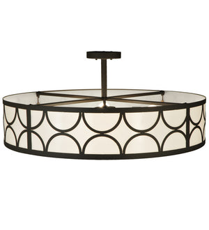 2nd Avenue - 59735-145 - Four Light Semi Flush Mount - Revival - Oil Rubbed Bronze