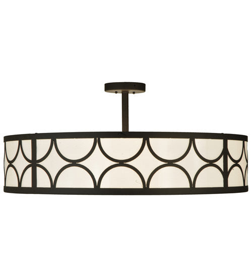 2nd Avenue - 59735-145 - Four Light Semi Flush Mount - Revival - Oil Rubbed Bronze