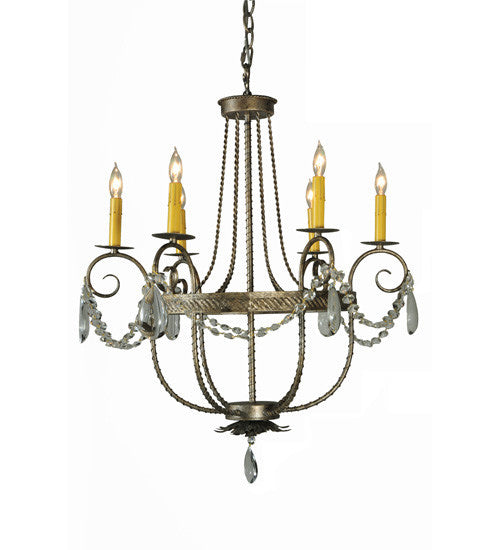 2nd Avenue - 221542-2.X - Six Light Chandelier - Antonia - Corinth