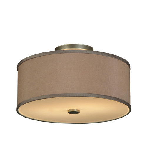 2nd Avenue - 214340-20 - Two Light Flush Mount - Cilindro - Nickel